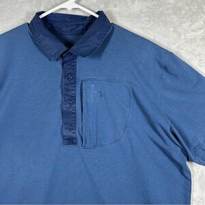 Arc’teryx A2B Polo Shirt Mens XXL Blue Short Sleeve Technical Casual Performance